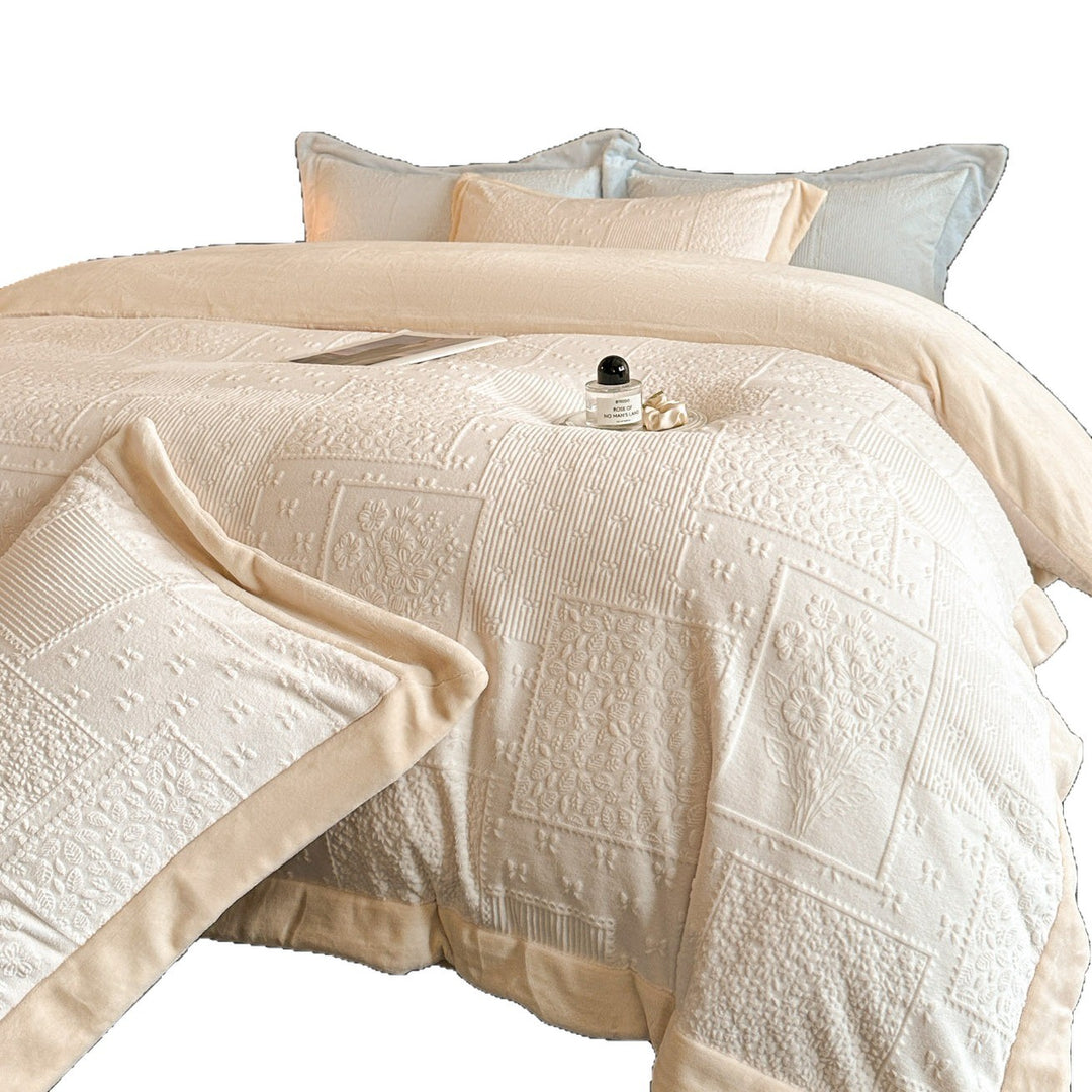 Milk fiber bedding set, 4-piece, winter