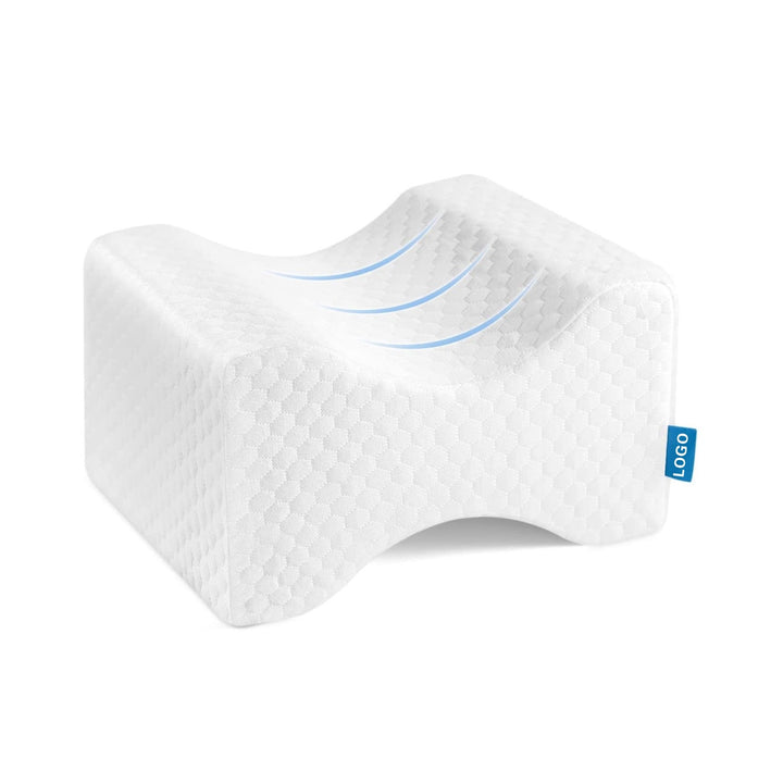 Footrest, memory foam, half-cylindrical, 40 × 20 × 10 cm