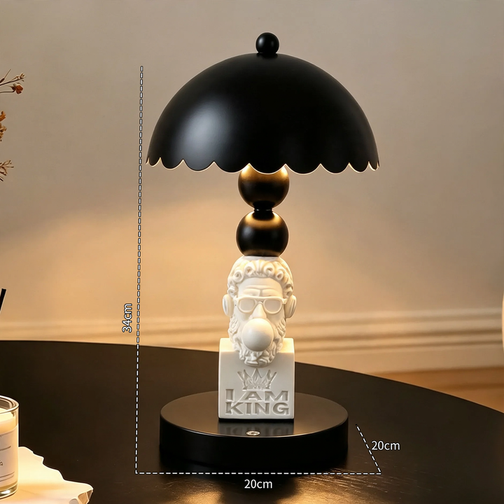 Figures table lamp, resin, model ZHTJ038