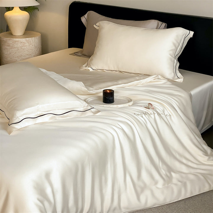 Tencel Bedding Set, 4-piece, Solid Colors, Summer Collection