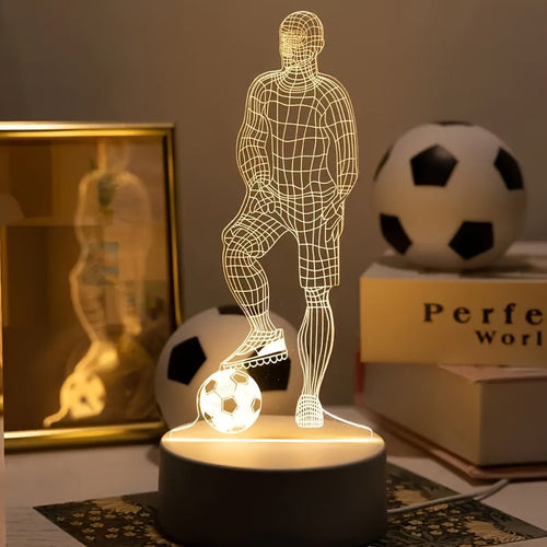 BowLift | Soccer Player 3D Lamp – For a sporty atmosphere