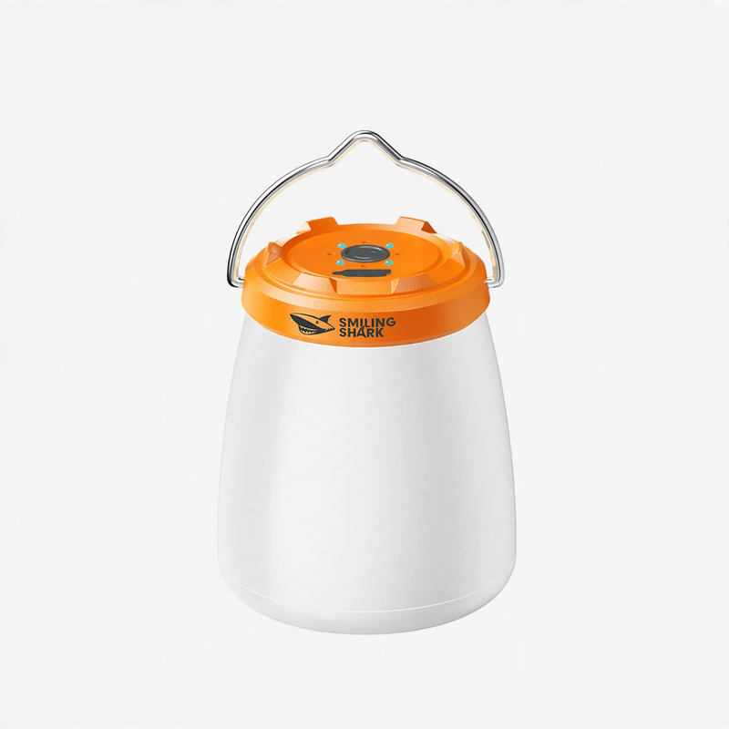 LED camping lamp with battery and emergency light function