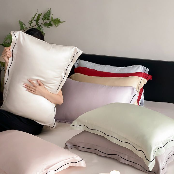 Solid color Tencel duvet cover, Class A, silky and soft