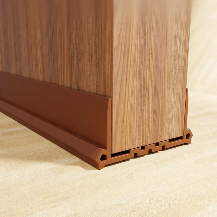 Door seal strips for floor gap, soundproofing