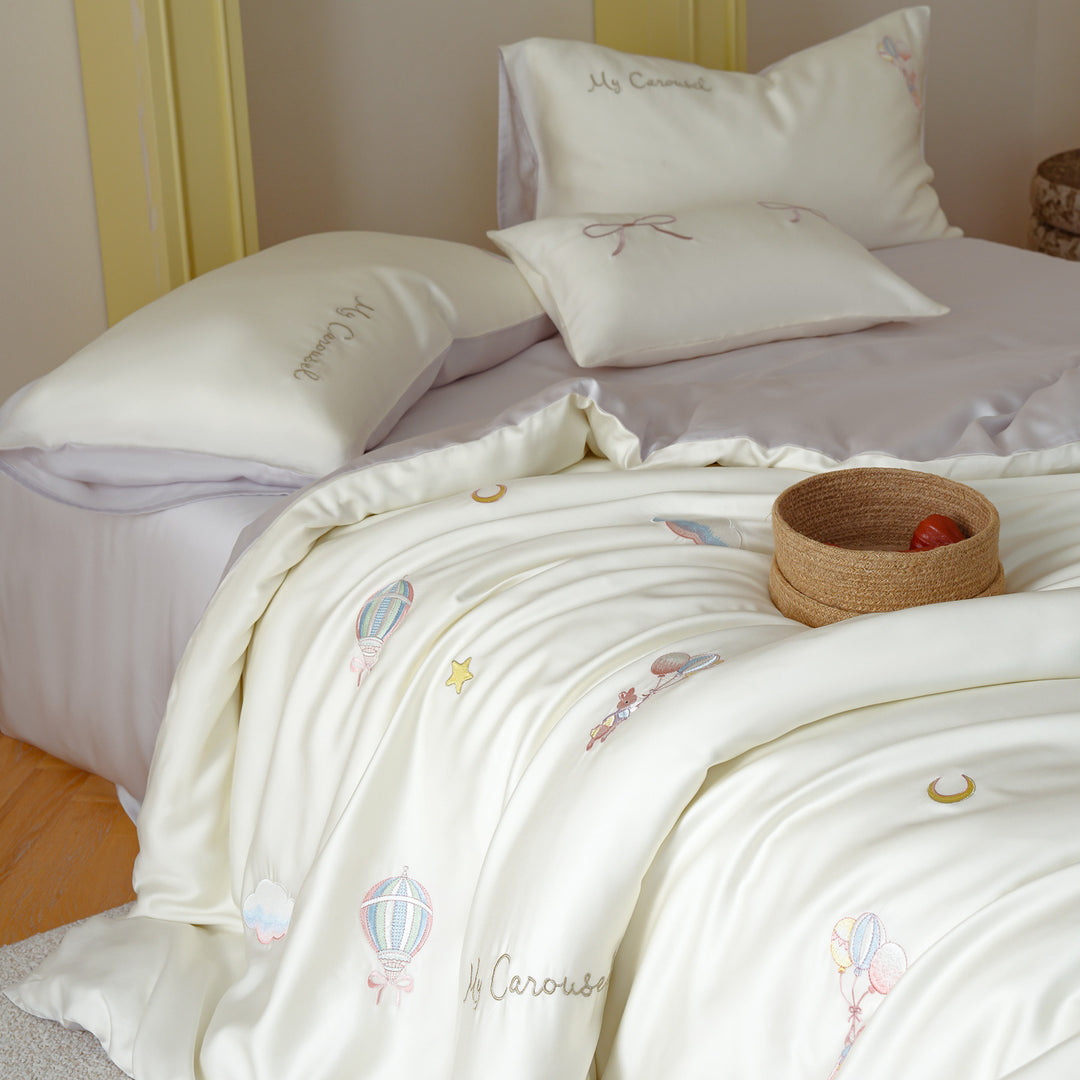 Bedding set, Tencel-Lyocell, cartoon design, summer