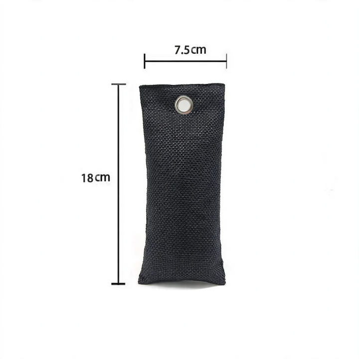 Activated charcoal bags for odor neutralization