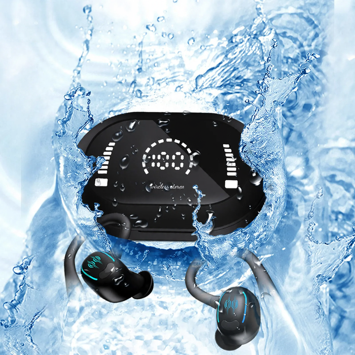 Wireless Bluetooth Earbuds with HIFI Sound and Display