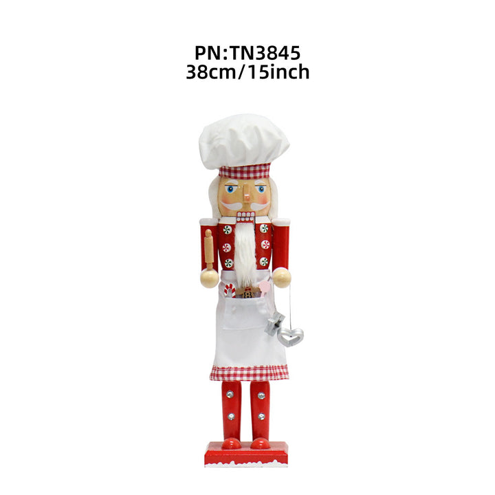 Nutcracker Figure Chef, 38 cm, Wood