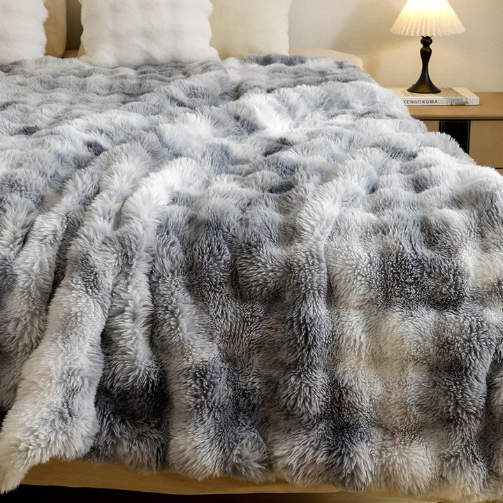 Reversible wool blanket, fleece, various sizes