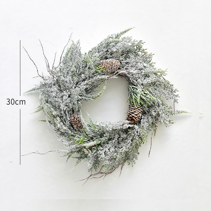 Christmas wreath, 45 cm, with lighting