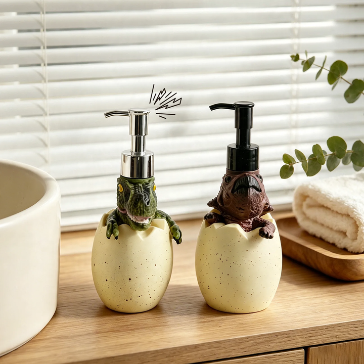 Soap Dispenser Dinosaur Egg, Pump Bottle