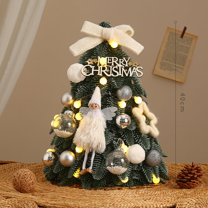 Mini Christmas tree set, decorative table decoration
