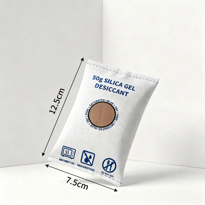 Silica gel with moisture indicator