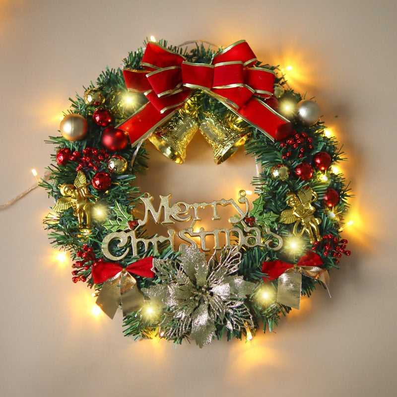 Christmas wreath with pine cones, various sizes