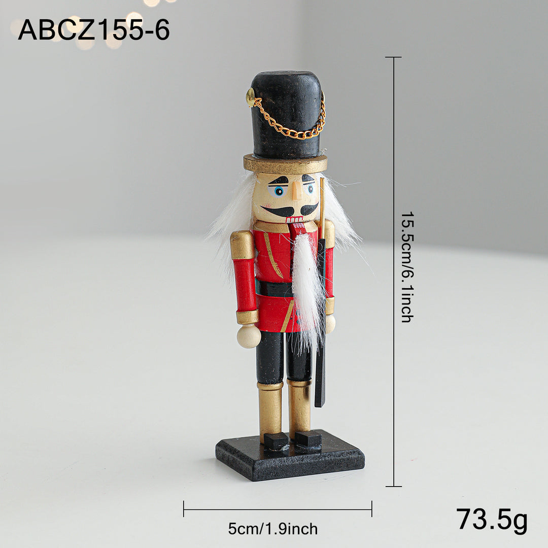 Nutcracker soldier made of wood, various sizes