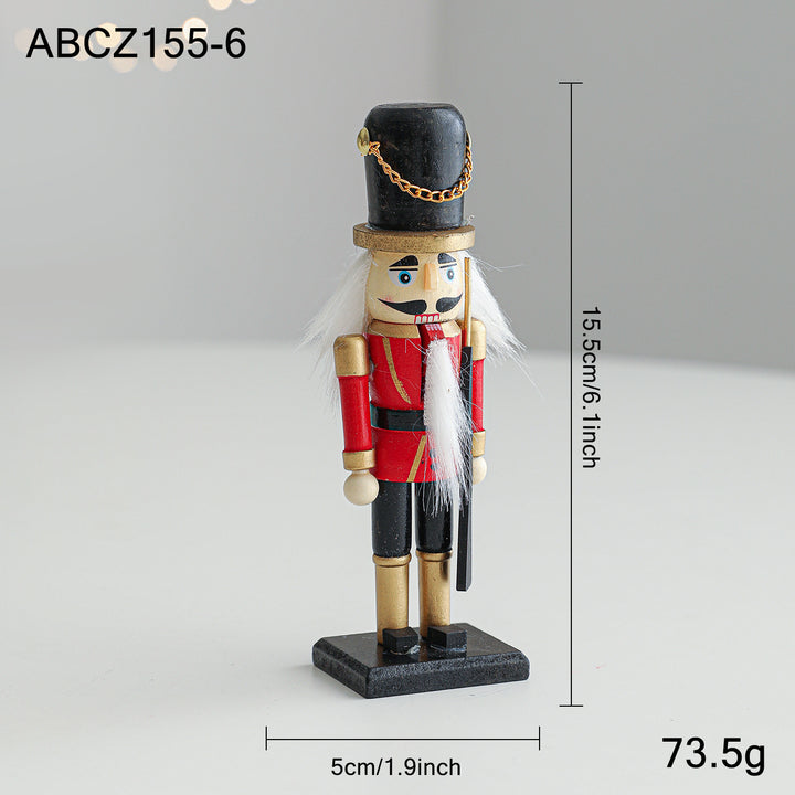 Nutcracker soldier made of wood, various sizes