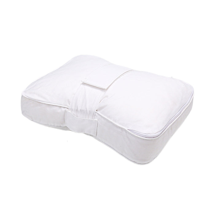 Footrest, memory foam, half-cylindrical, 40 × 20 × 10 cm