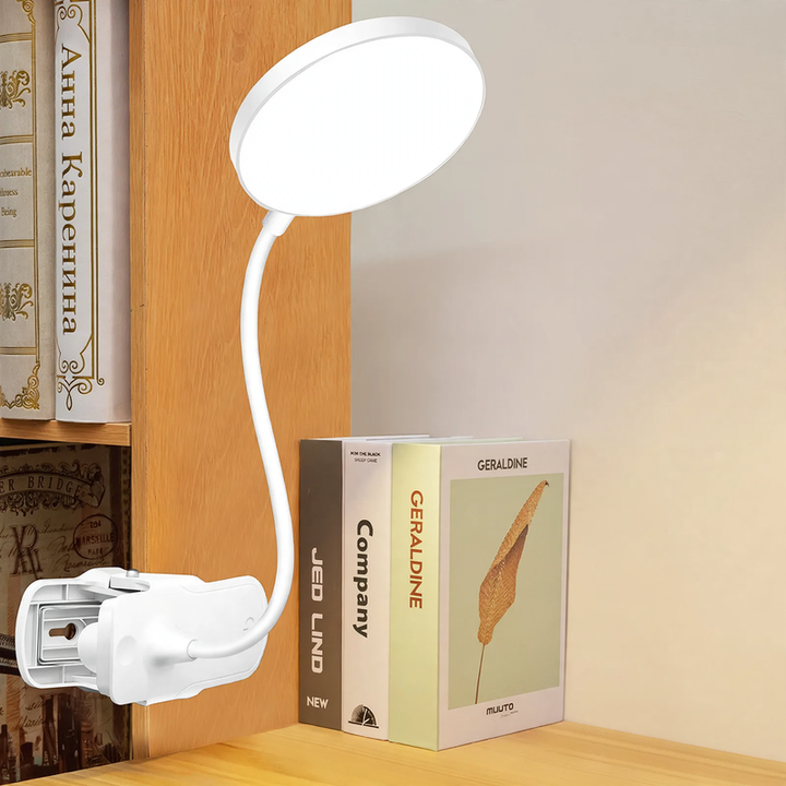 LED Clamp Lamp for Studying and Reading