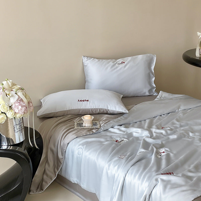 Summer duvet set, 4-piece, Tencel, lightweight