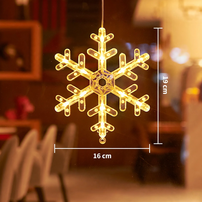 LED window light with suction cup, various designs