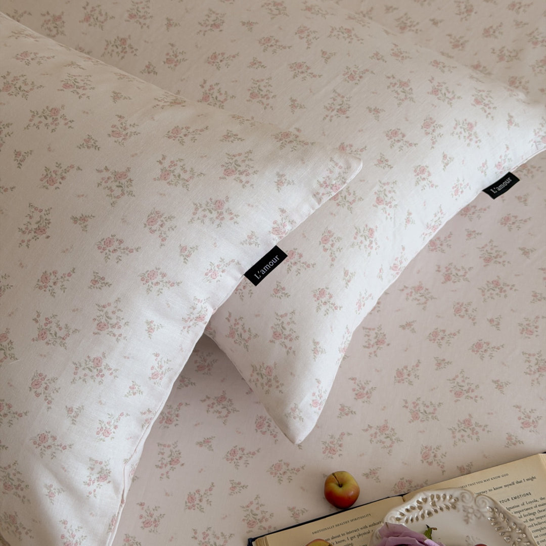 Cotton gauze pillowcase, double-layered, 48×74 cm