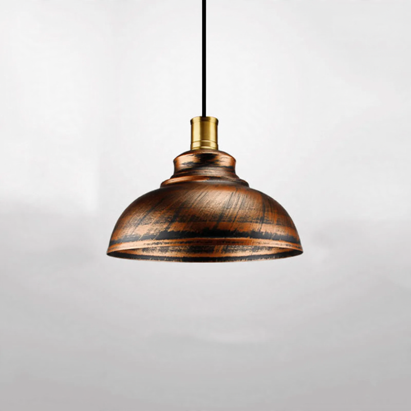 Vintage pendant light, industrial style, adjustable