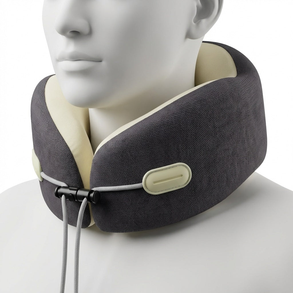 U-shaped neck pillow made of memory foam, portable