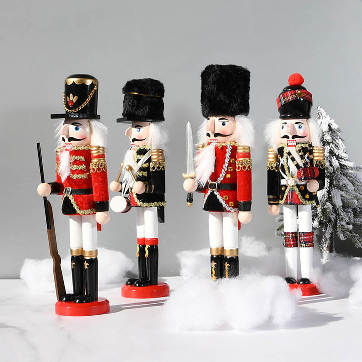 Nutcracker soldier made of wood, 30 cm