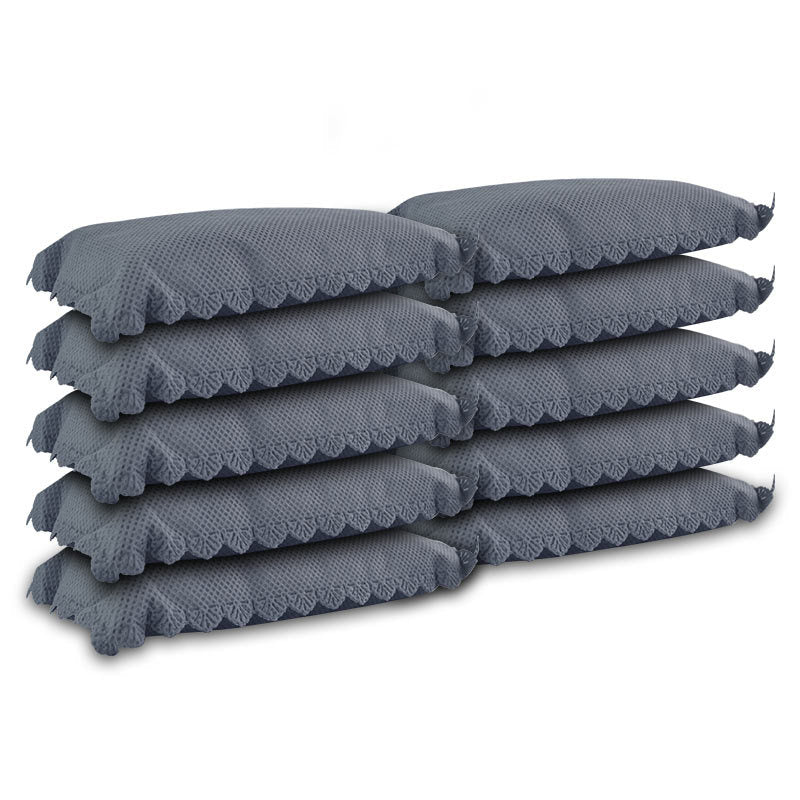 Activated carbon shoe cushions for odor and moisture absorption