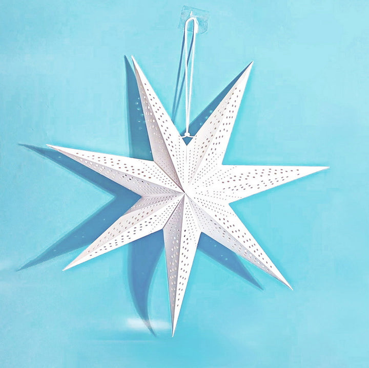 Decorative 7-point paper star, 60 cm