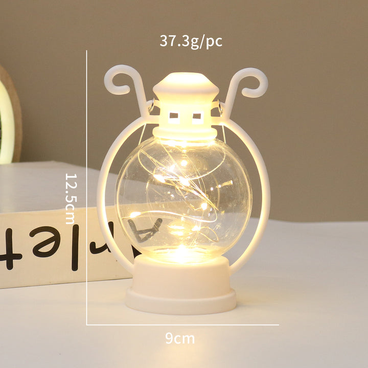 LED candle holder in retro style, decorative table lamp