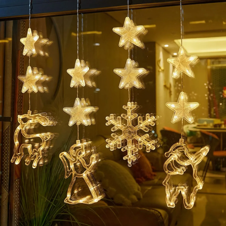 Decorative LED Suction Cup Light for Window