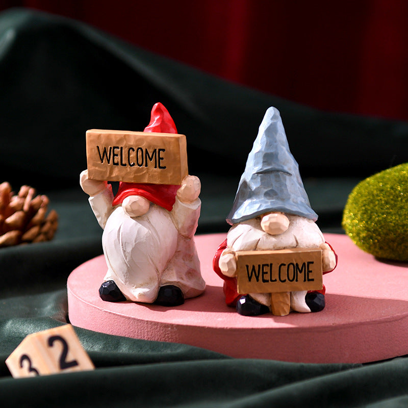 Decorative Christmas Gnome Figure made of Resin
