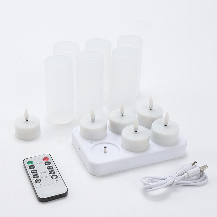 LED mood lights in retro design with remote control