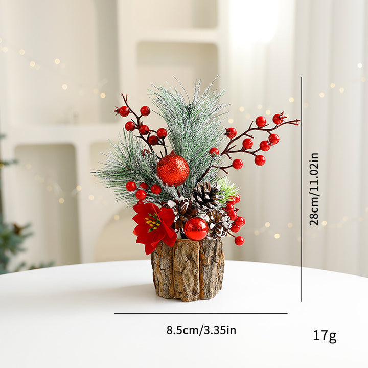 Decorative table Christmas tree figure, 30 cm