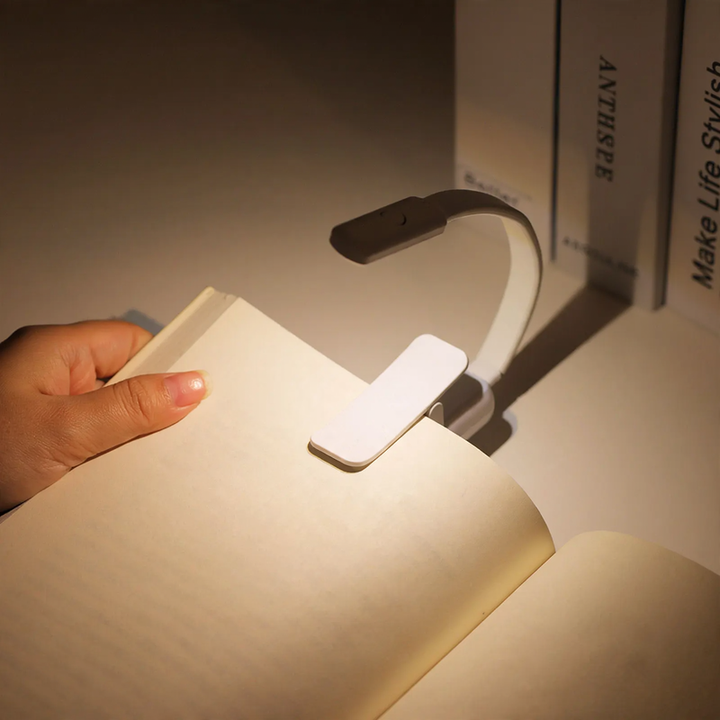 Compact LED Clip Light for Study and Bed