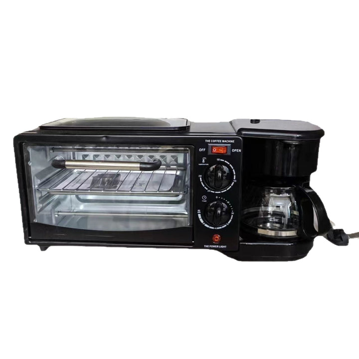 3-in-1 Breakfast Machine with Toaster and Mini Oven