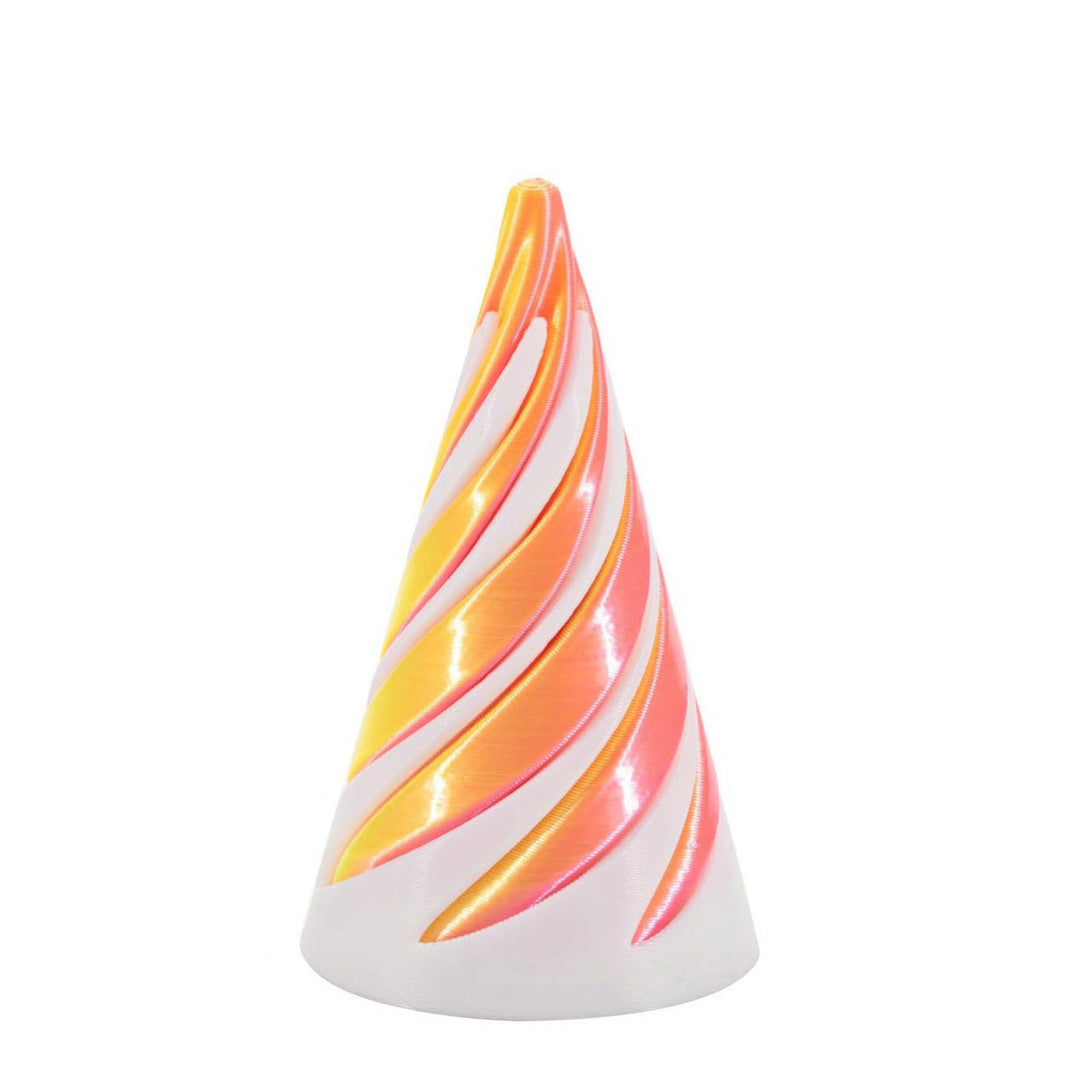 3D-printed spiral pyramid toy