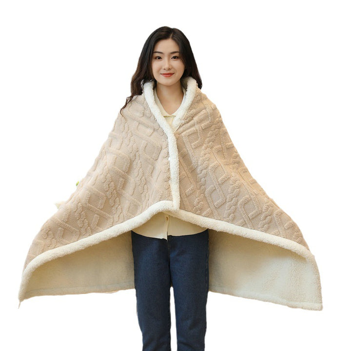 Thick taffeta wool blanket for autumn and winter