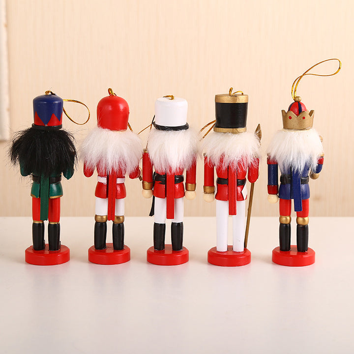 Nutcracker pendant made of wood, 12 cm