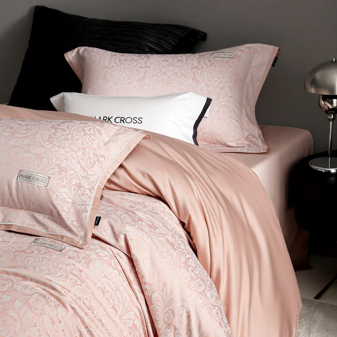 Bedding set, long-staple cotton, jacquard relief, 4-piece