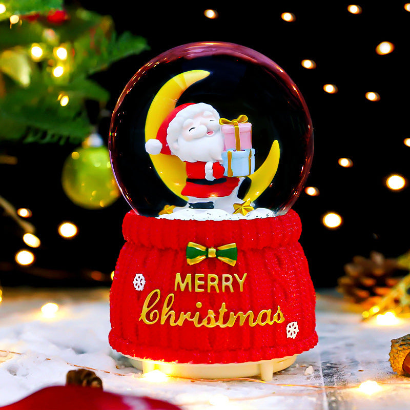 Christmas snow globe with Santa Claus motif