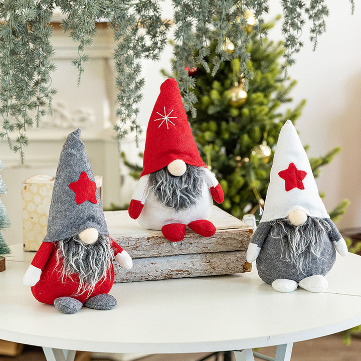 Decorative gnome doll for the Christmas season