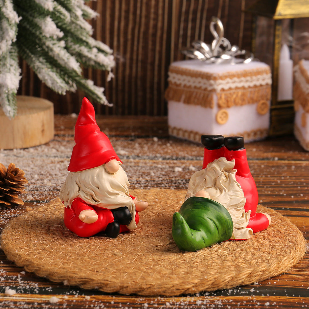 Decorative yoga gnome figure for the desk