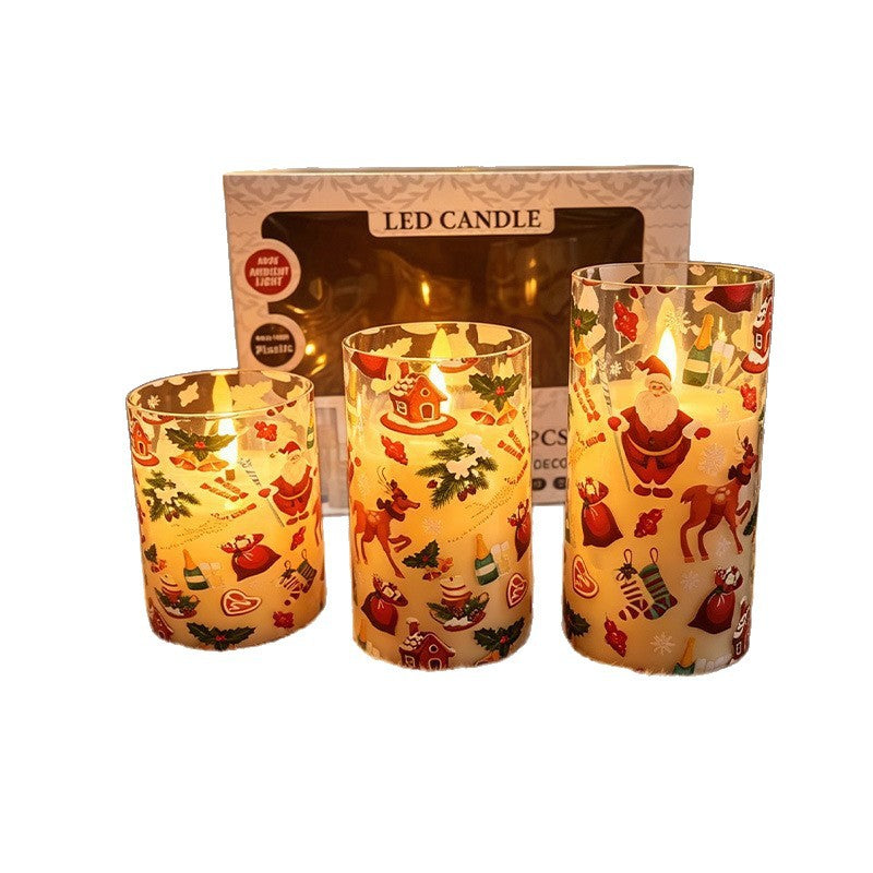 LED Christmas candles with remote control