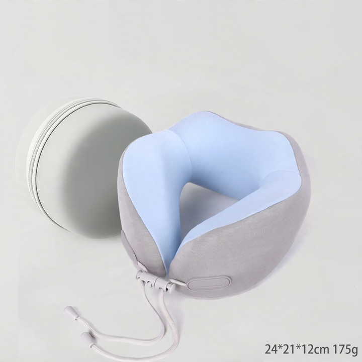U-shaped neck pillow made of memory foam, portable