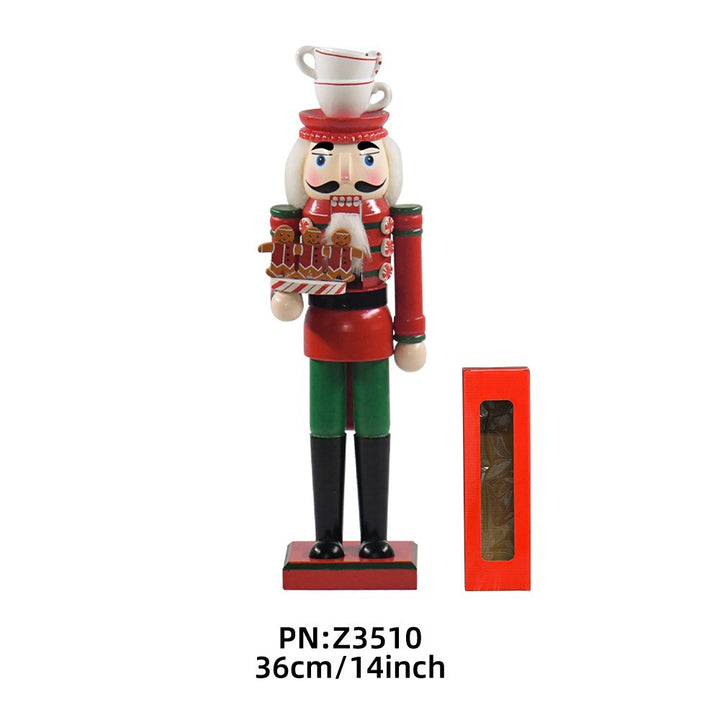 Nutcracker decorative figure, wood, 35 cm