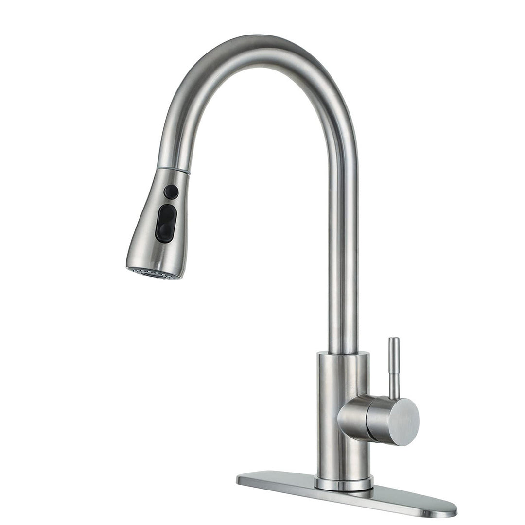 Stainless Steel Kitchen Faucet with Ceramic Valve