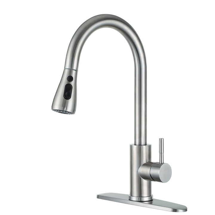 Stainless Steel Kitchen Faucet with Ceramic Valve