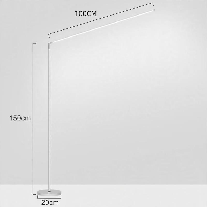 Full-spectrum LED floor lamp for reading and learning